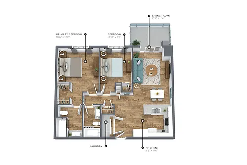 Floor plan 1250-302