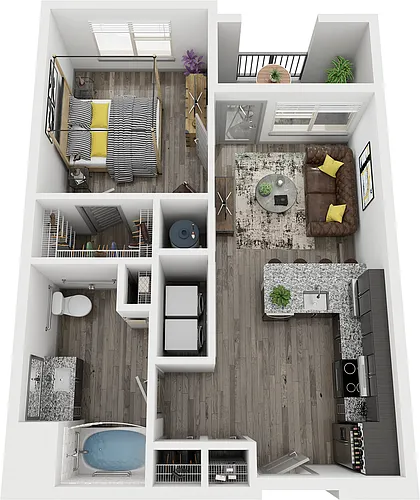 Floor plan A1C