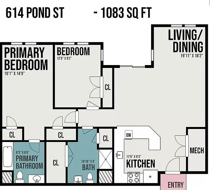2 bed, 1200 sqft, $2,950 — Photo 4
