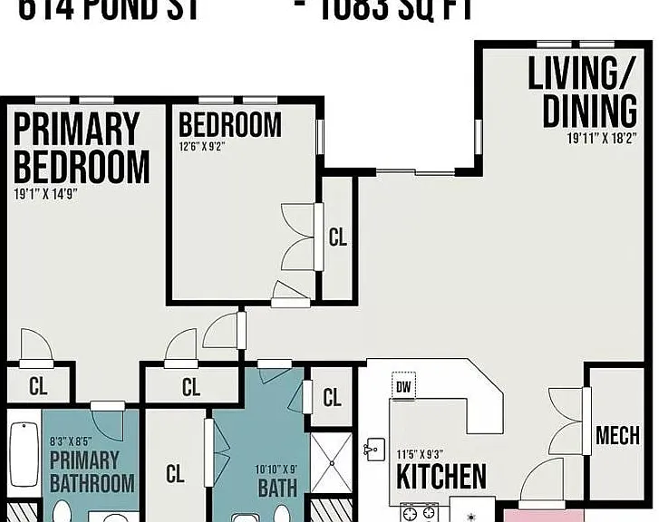 614 Pond St — Photo 23