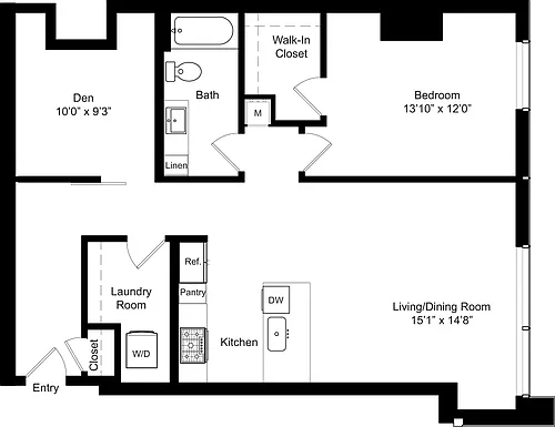 Floor plan A6b Level 37-38