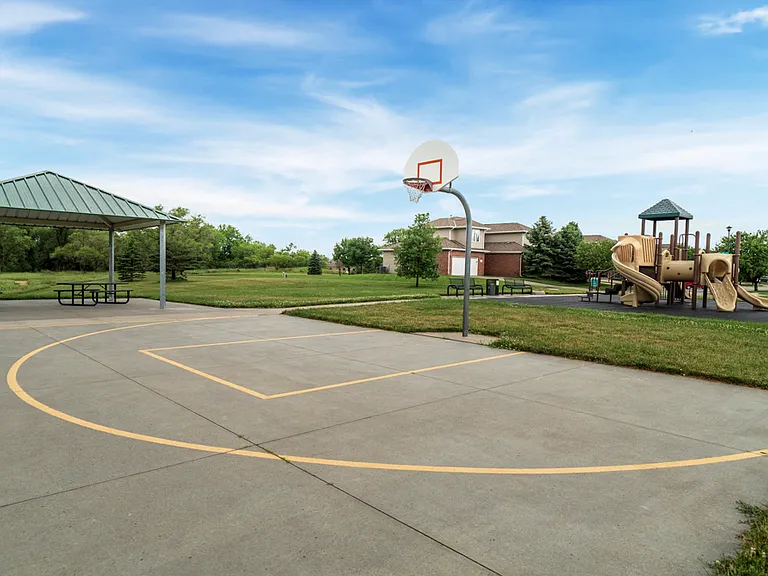 Our homes are very close to Schleich park, which includes a basketball court and playground.