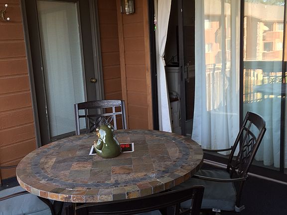 Screened back porch