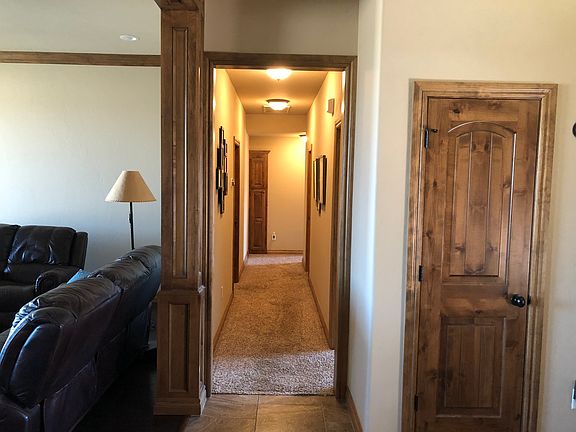 Entry, hallway, and living 