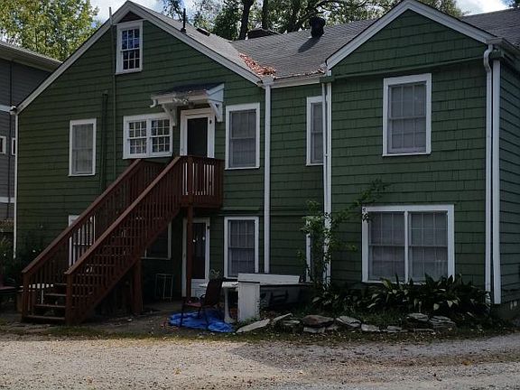 back of house parking area