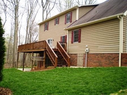 Rear of house