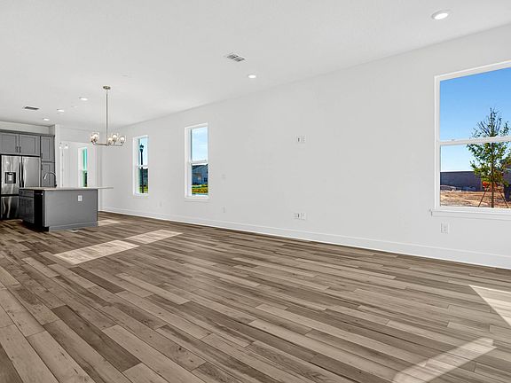 Living Area and Kitchen