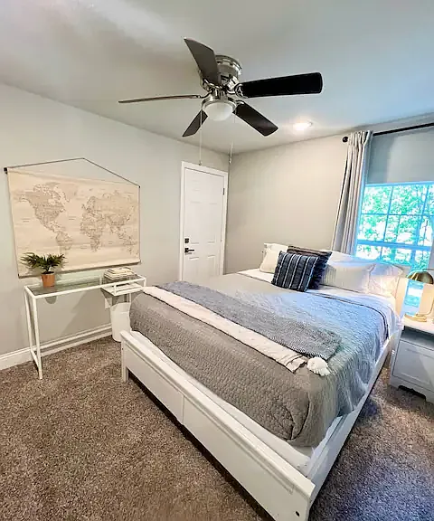 Bedroom #3 with Queen sized bed