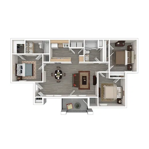 Floor plan 3X2-50