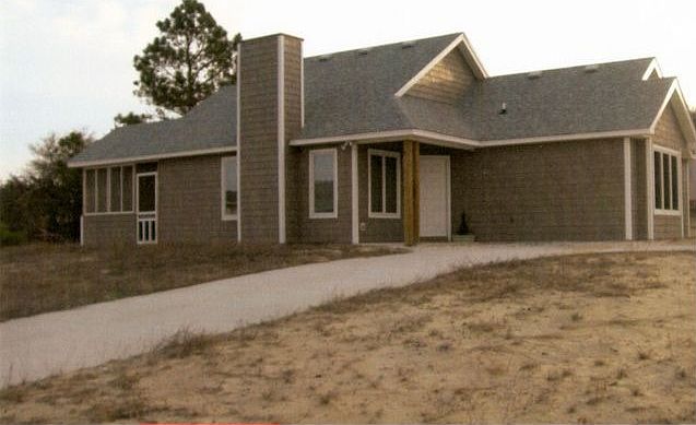 arched driveway on corner 