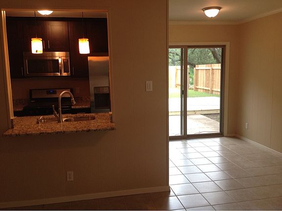 Dining area open to Den