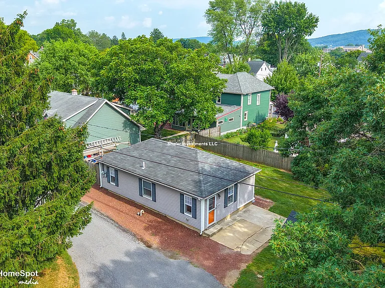 Aerial view of the property