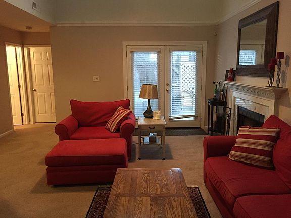 Wood burning fire place, open floor plan