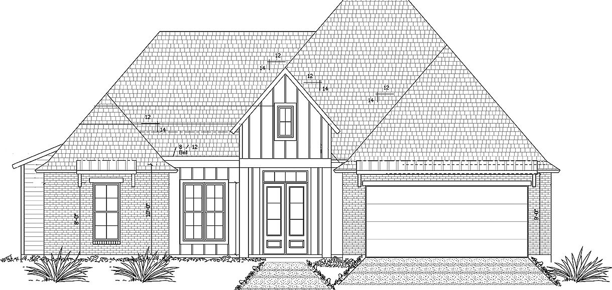 8021 Bedico Trail Lane Plan, Bedico Creek Preserve, Madisonville, LA
