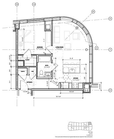 Floor plan Unit A2a