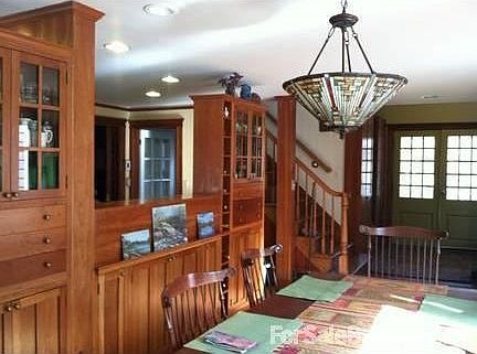 Another view of kitchen
						:
						A lower counter to roll out a pie crust or have the kids help you cook.