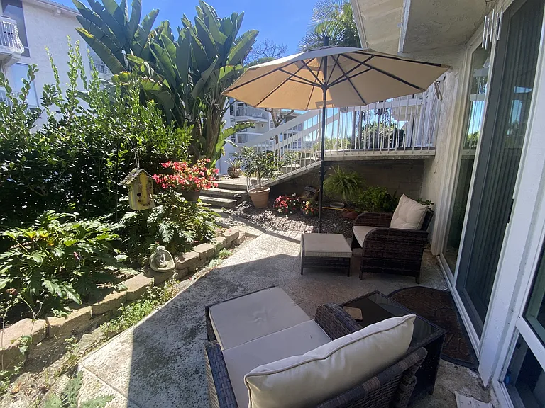 Private area to relax just outside your door.