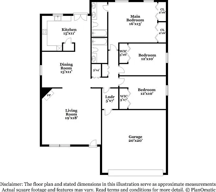 3 bed, 2.0 bath, 1534 sqft, $1,925 — Photo 2