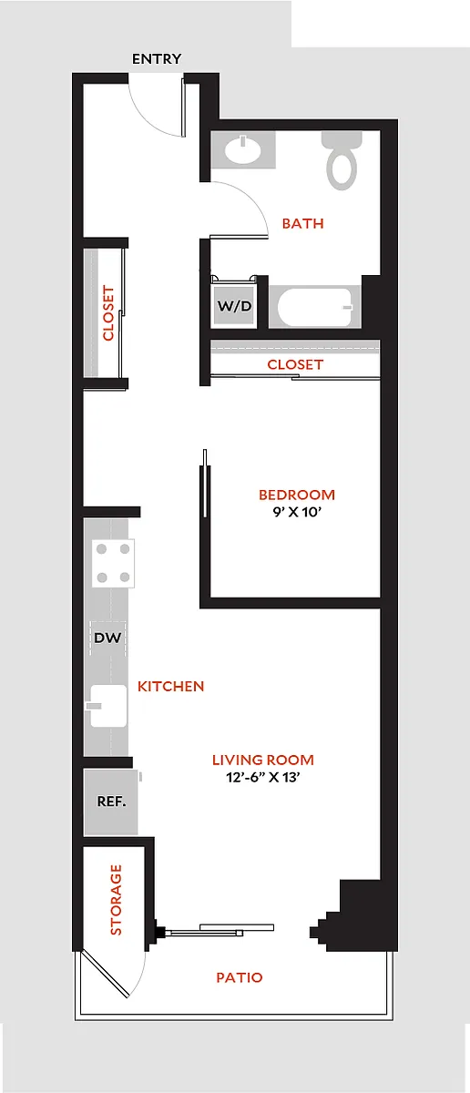 Floor plan Plan 1H