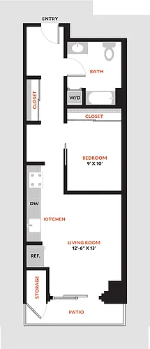 Floor plan Plan 1H