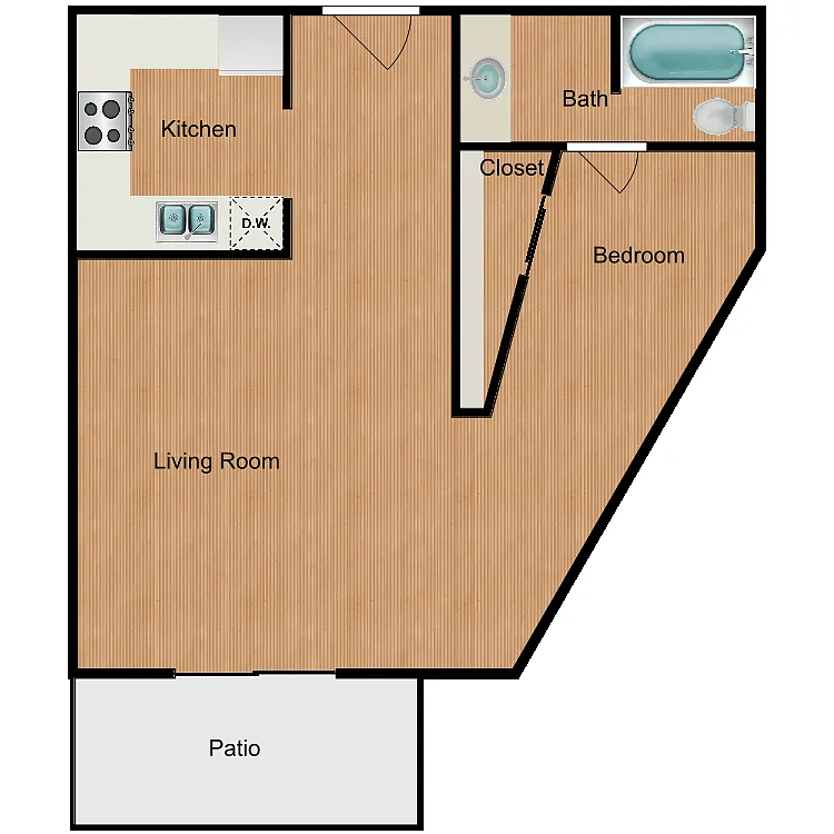 Floor plan Studio