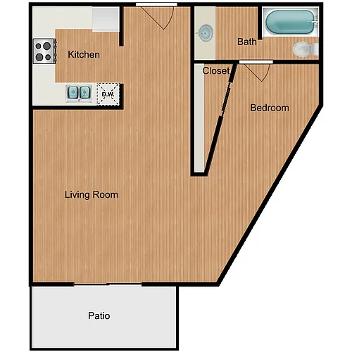 Floor plan Studio