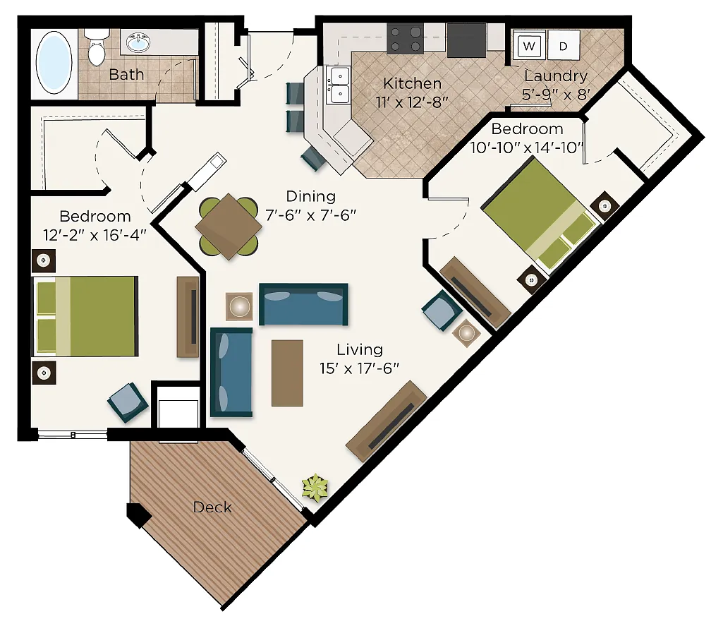 Floor plan The Dayton