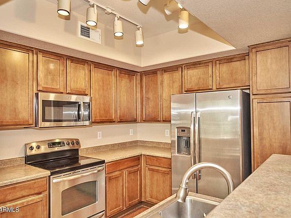 Kitchen with stainless appliances