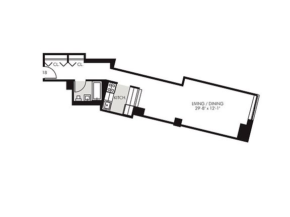 2nd image of 45 Wall St APT 518