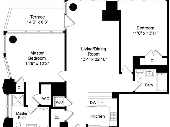 2nd image of 101 W 24th St APT 26A