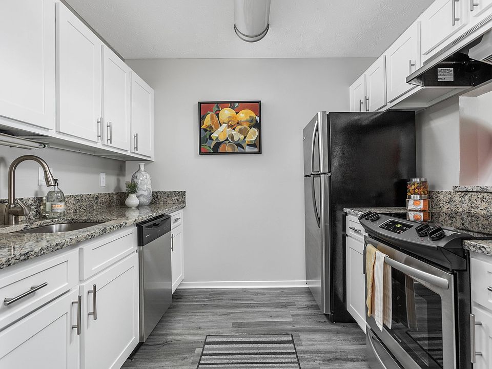 Kitchen with Stainless Steel Appliances and Granite Countertops