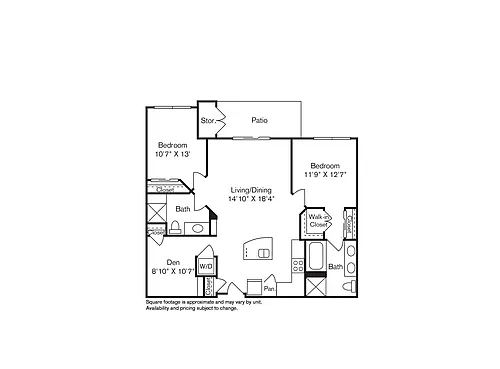 Floor plan Tribeca Downtown
