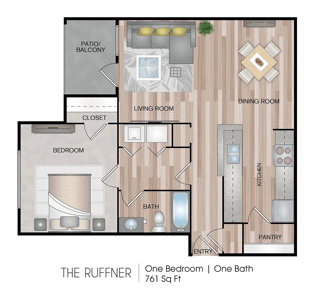 Floor plan The Ruffner