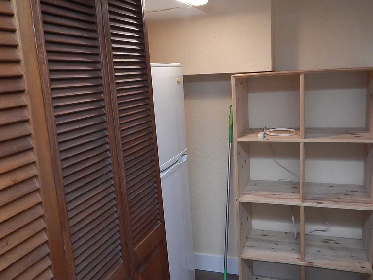 fridge/storage in kitchen
