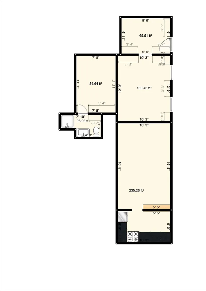 1 bed, 560 sqft, $1,195 — Photo 2