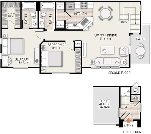 Floor plan Plan F