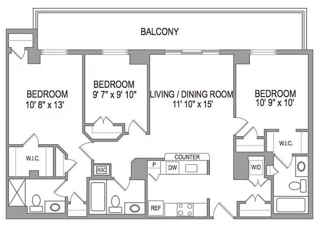 Floor plan 3X3