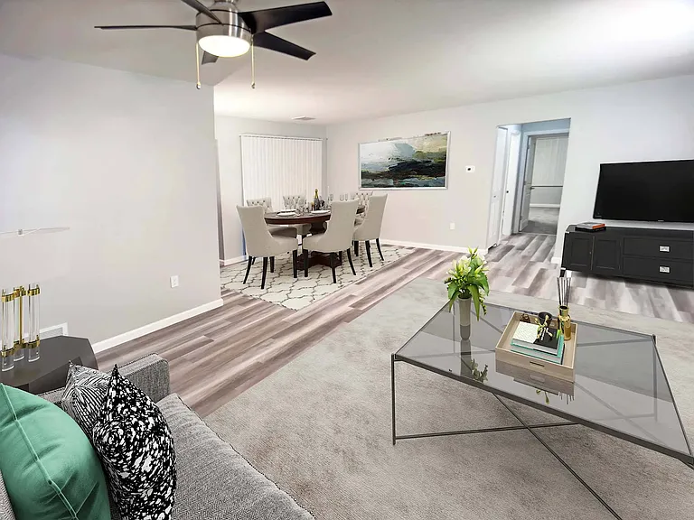 Living and Dining Rooms