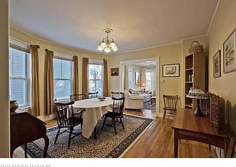Dining Room. Furnished in this photo from previous tenants