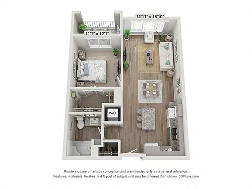 Floor plan 1A