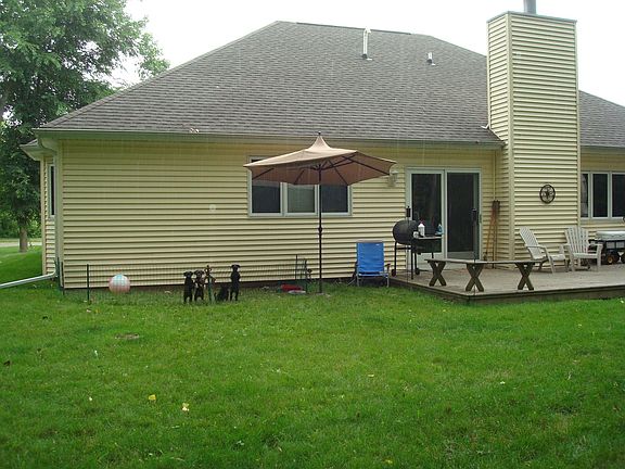 Back of home.  My Miniature Schnauzer puppies are also for sale.