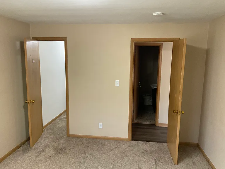 Bedroom entry and closet