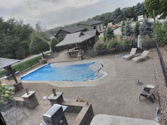 View outside upstairs window