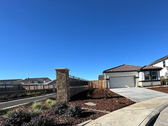 Large side yard and walking trail