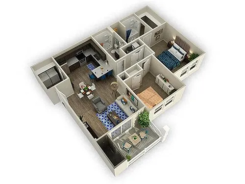 Floor plan Pewter