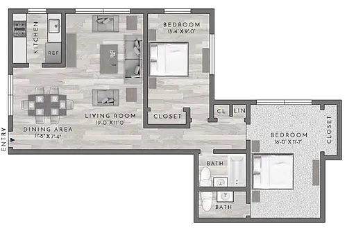 Floor plan B1