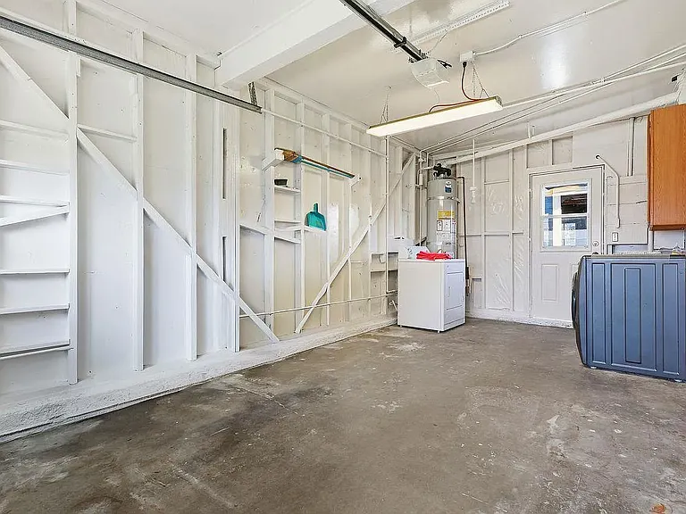 Laundry in garage