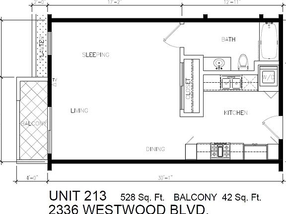 2nd image of 2336 Westwood Blvd #213