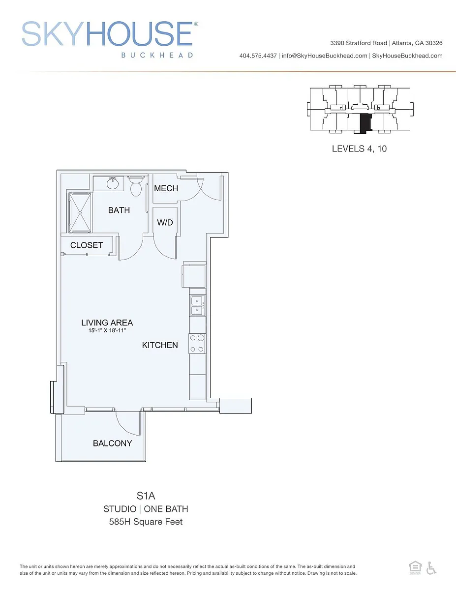 Floor plan S1A