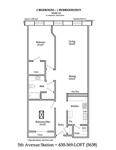 Floor plan A3-R